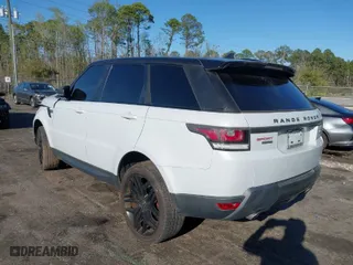 2016 Land Rover Range Rover Sport V8 Dynamic with VIN SALWR2EF5GA558836, listed as a IAAI auction lot 41786832 with 103,196 mi miles. Bid and sale history available at carsss.com. Image 3.