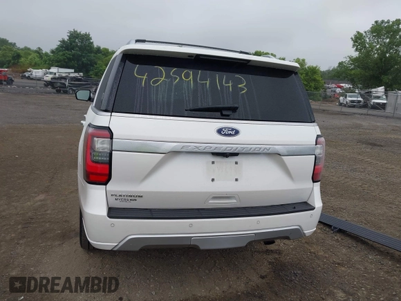 2019 Ford Expedition Platinum with VIN 1FMJU1MT1KEA68098, listed as a IAAI auction lot 42594143 with 116,813 mi miles and . Bid and sale history available at DreamBid. Image 17.
