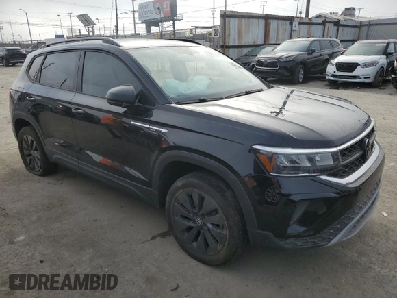 2023 Volkswagen Taos S z VIN 3VVCX7B25PM377853, wystawiony jako Copart lot #56737685 z przebiegiem 9 377 mil mil oraz Szkoda całkowita • Salvage title. Historia ofert i sprzedaży dostępna na DreamBid. Obrazek 4.