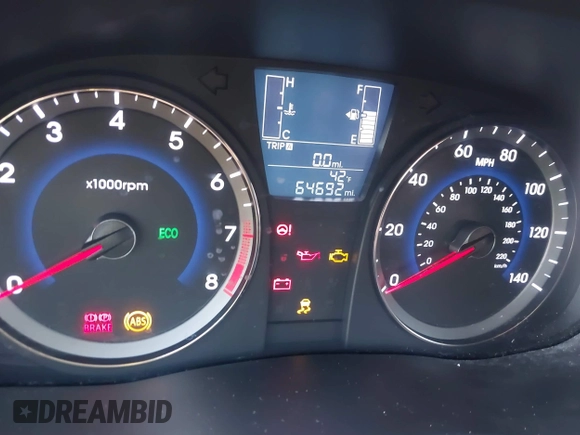 2017 Hyundai Accent SE with VIN KMHCT5AE6HU300248, listed as a IAAI auction lot 41860262 with 64,692 mi miles. Bid and sale history available at carsss.com. Image 7.