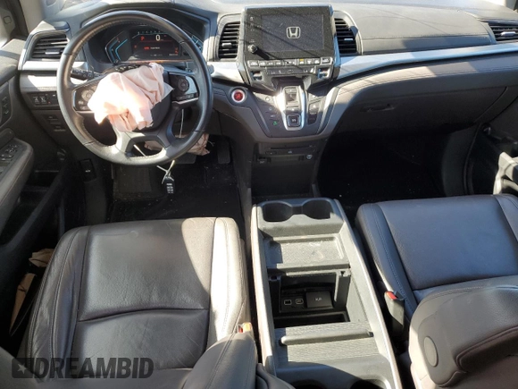 2020 Honda Odyssey Touring with VIN 5FNRL6H84LB012640, listed as a Copart auction lot 80430814 with 58,313 mi miles and Salvage Title. Bid and sale history available at DreamBid. Image 8.