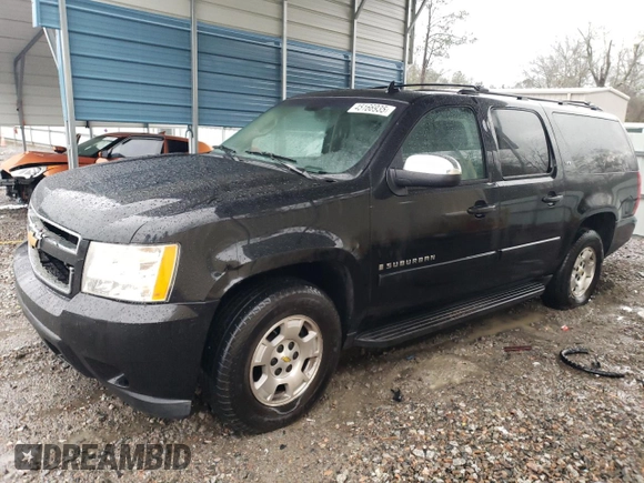 2008 Chevrolet Suburban LTZ with VIN 3GNFK16358G205954, listed as a Copart auction lot 45166935 with 254,540 mi miles and Salvage Title. Bid and sale history available at carsss.com. Image 1.