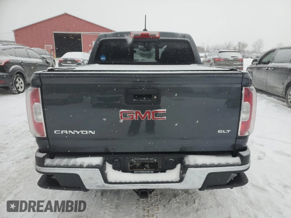2016 GMC Canyon 4WD SLT with VIN 1GTP6DE18G1378027, listed as a Copart auction lot 42286415 with 98,892 mi miles and Clean Title. Bid and sale history available at carsss.com. Image 6.