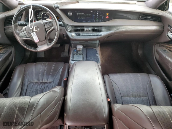 2018 Lexus LS with VIN JTHB5LFFXJ5005023, listed as a Copart auction lot 48510995 with 44,268 mi miles and Salvage Title. Bid and sale history available at carsss.com. Image 8.