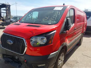2023 Ford Transit Cargo with VIN 1FTYE1Y80PKB93303, listed as a IAAI auction lot 41756790 with 22,741 mi miles. Bid and sale history available at carsss.com. Image 2.