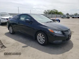 2012 Honda Civic Cpe EX with VIN 2HGFG3B89CH507832, listed as a Copart auction lot 50567545 with 168,201 mi miles and Salvage Title. Bid and sale history available at carsss.com. Image 4.