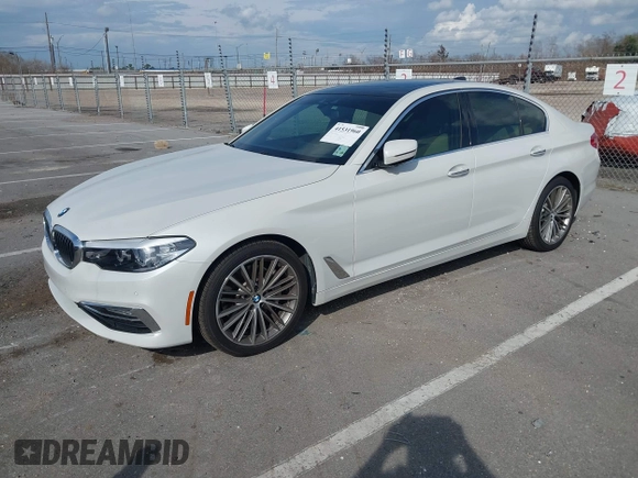 2018 BMW 5 Series 540i with VIN WBAJE5C57JWA96315, listed as a IAAI auction lot 41531960 with 65,085 mi miles and . Bid and sale history available at carsss.com. Image 17.