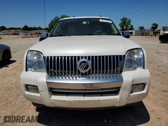 2010 Mercury Mountaineer Premier with VIN 4M2EN3JE7AUJ00474, listed as a Copart auction lot 57774255 with 138,563 mi miles and Salvage title. Bid and sale history available at DreamBid. Image 5.