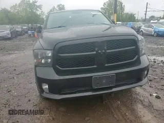 2018 Ram 1500 Express with VIN 1C6RR7FT8JS277905, listed as a Copart auction lot 57579305 with 76,450 mi miles and Salvage title. Bid and sale history available at DreamBid. Image 14.