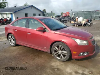 2011 Chevrolet Cruze LTZ with VIN 1G1PH5S91B7235560, listed as a Copart auction lot 54618745 with 238,231 mi miles and Clean Title. Bid and sale history available at DreamBid. Image 4.