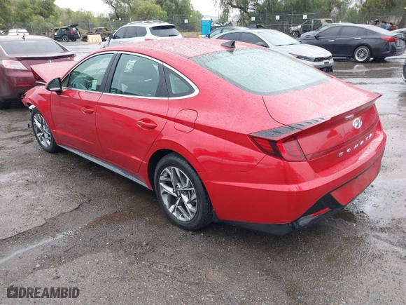 2021 Hyundai Sonata SEL with VIN 5NPEL4JA0MH082414, listed as a IAAI auction lot 41578143 with 6,533 mi miles. Bid and sale history available at carsss.com. Image 3.