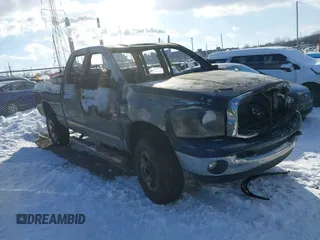 2007 Dodge Ram 2500 SLT with VIN 1D7KS28D47J502011, listed as a IAAI auction lot 41331381 with 1 mi miles. Bid and sale history available at carsss.com. Image 1.