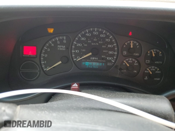 2002 Chevrolet Avalanche z VIN 3GNEK13T12G297684, wystawiony jako Copart lot #54044065 z przebiegiem 246 763 mil mil oraz Szkoda całkowita • Salvage title. Historia ofert i sprzedaży dostępna na DreamBid. Obrazek 9.