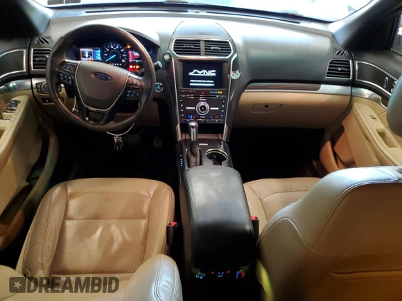 2016 Ford Explorer Limited z VIN 1FM5K8FH0GGC31053, wystawiony jako Copart lot #58266625 z przebiegiem 70 227 mil mil oraz Szkoda całkowita • Salvage title. Historia ofert i sprzedaży dostępna na DreamBid. Obrazek 8.
