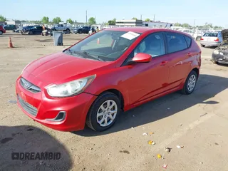 2012 Hyundai Accent GS with VIN KMHCT5AE1CU037210, listed as a IAAI auction lot 42099480 with 193,793 mi miles. Bid and sale history available at carsss.com. Image 2.