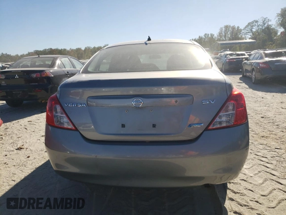 2012 Nissan Versa SV with VIN 3N1CN7AP4CL932909, listed as a Copart auction lot 75468664 with 197,633 mi miles and Salvage Title. Bid and sale history available at carsss.com. Image 6.