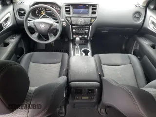 2017 Nissan Pathfinder SL with VIN 5N1DR2MM2HC638563, listed as a Copart auction lot 52873185 with 126,111 mi miles and Salvage title. Bid and sale history available at DreamBid. Image 8.