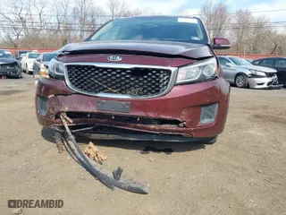 2017 Kia Sedona LX with VIN KNDMB5C16H6328514, listed as a IAAI auction lot 41833571 with 131,617 mi miles. Bid and sale history available at carsss.com. Image 6.