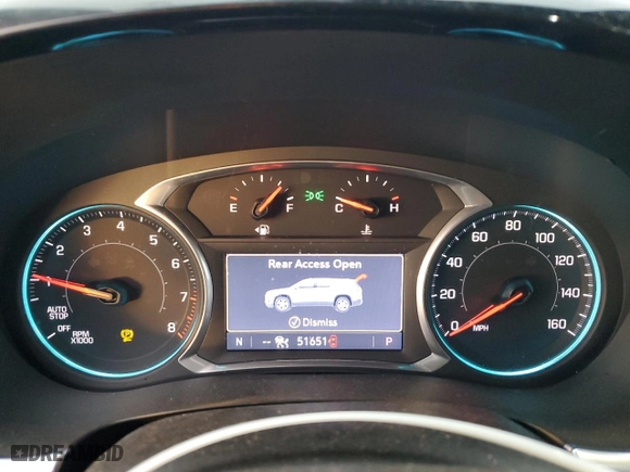 2022 Chevrolet Traverse RS with VIN 1GNERJKW4NJ124865, listed as a Copart auction lot 89060145 with 51,651 mi miles and Salvage Title. Bid and sale history available at carsss.com. Image 9.