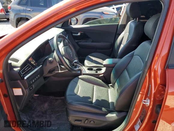 2022 Kia Niro Touring SE with VIN KNDCC3LCXN5532572, listed as a Copart auction lot 67485494 with 27,554 mi miles and Salvage Title. Bid and sale history available at carsss.com. Image 7.