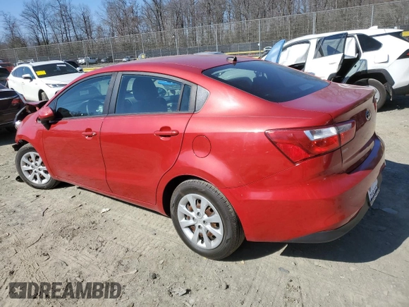 2017 Kia Rio LX with VIN KNADM4A32H6099125, listed as a Copart auction lot 45881665 with 59,999 mi miles and Salvage Title. Bid and sale history available at carsss.com. Image 2.