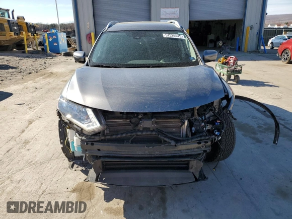 2019 Nissan Rogue SV with VIN JN8AT2MV6KW401800, listed as a Copart auction lot 51526515 with 54,587 mi miles and Salvage Title. Bid and sale history available at carsss.com. Image 5.