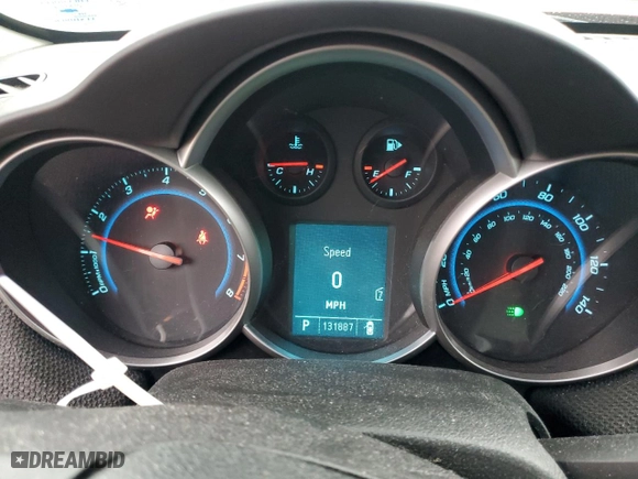 2011 Chevrolet Cruze LT w/1LT with VIN 1G1PF5S90B7282570, listed as a Copart auction lot 43859505 with 131,887 mi miles and Salvage Title. Bid and sale history available at carsss.com. Image 9.