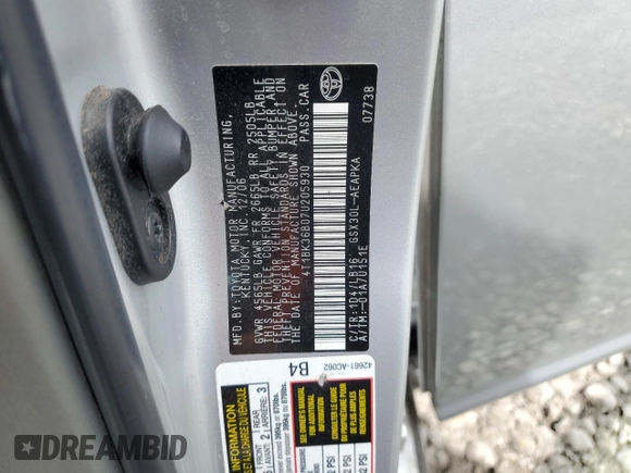 2007 Toyota Avalon XL z VIN 4T1BK36B07U205930, wystawiony jako Copart lot #56550385 z przebiegiem 189 354 mil mil oraz Szkoda całkowita • Salvage title. Historia ofert i sprzedaży dostępna na DreamBid. Obrazek 12.