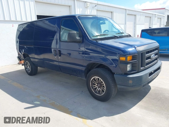 2008 Ford Econoline Cargo Commercial with VIN 1FTNE24W18DB29886, listed as a IAAI auction lot 42048608 with 101,666 mi miles and . Bid and sale history available at carsss.com. Image 1.