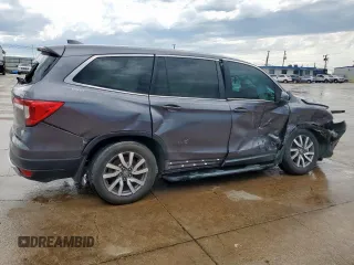 2022 Honda Pilot EX-L с VIN 5FNYF5H54NB011235, выставлен на аукционе Copart как лот 55689015 с пробегом 90 078 миль миль и Списание • Salvage title. История ставок и продаж доступна на DreamBid. Изображение 3.