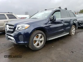 2018 Mercedes-Benz GLS with VIN 4JGDF6EE0JB024825, listed as a Copart auction lot 36441043 with 79,368 mi miles. Bid and sale history available at carsss.com. Image 1.