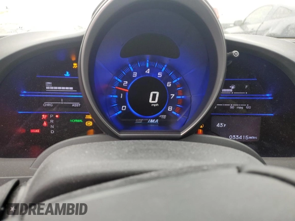 2016 Honda CR-Z EX with VIN JHMZF1D60GS001267, listed as a Copart auction lot 89337465 with 33,415 mi miles and Salvage Title. Bid and sale history available at carsss.com. Image 9.
