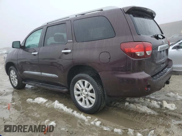 2019 Toyota Sequoia Platinum with VIN 5TDDY5G15KS167508, listed as a Copart auction lot 45140485 with 117,197 mi miles and Salvage Title. Bid and sale history available at carsss.com. Image 2.