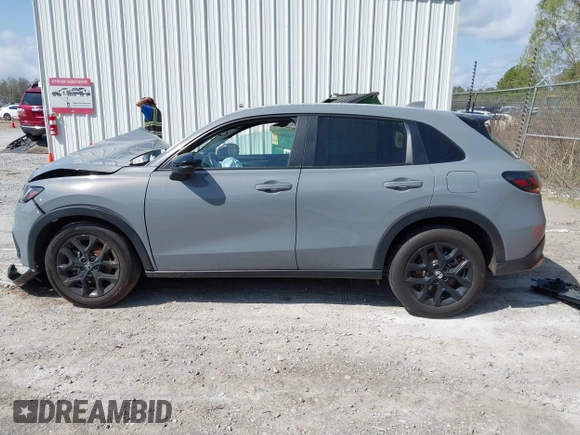 2024 Honda HR-V Sport with VIN 3CZRZ1H51RM733097, listed as a IAAI auction lot 41792599 with 22,939 mi miles. Bid and sale history available at carsss.com. Image 15.