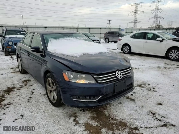 2013 Volkswagen Passat SE w/Sunroof with VIN 1VWBH7A37DC085293, listed as a Copart auction lot 43170875 with 93,816 mi miles and Salvage Title. Bid and sale history available at carsss.com. Image 11.