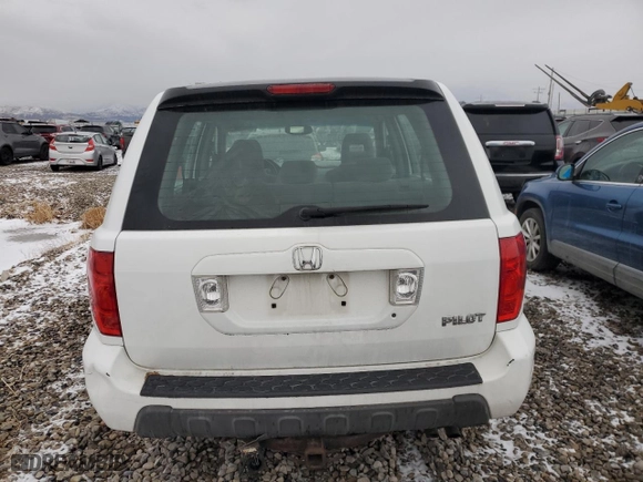 2004 Honda Pilot LX with VIN 2HKYF18144H558186, listed as a Copart auction lot 45425235 with 203,350 mi miles and Clean Title. Bid and sale history available at carsss.com. Image 6.