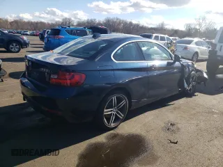 2017 BMW 2 Series 230i xDrive with VIN WBA2H9C35HV642432, listed as a Copart auction lot 78907754 with 57,866 mi miles and Salvage Title. Bid and sale history available at carsss.com. Image 3.
