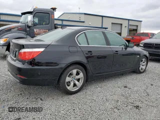 2008 BMW 5 Series 528i with VIN WBANU53588CT03677, listed as a Copart auction lot 49956525 with 183,194 mi miles and Salvage Title. Bid and sale history available at carsss.com. Image 3.