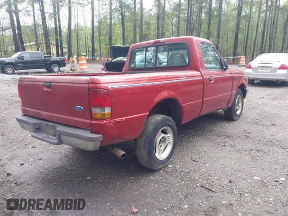 1997 Ford Ranger XLT with VIN 1FTCR10A2VUC17857, listed as a IAAI auction lot 41986717 with 184,491 mi miles. Bid and sale history available at carsss.com. Image 4.