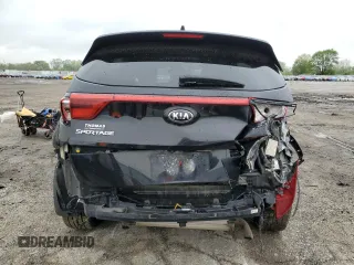 2017 Kia Sportage EX with VIN KNDPNCAC7H7151575, listed as a Copart auction lot 55811405 with 185,728 mi miles and Salvage title. Bid and sale history available at DreamBid. Image 6.