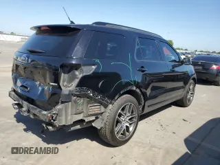 2018 Ford Explorer Sport with VIN 1FM5K8GT3JGB57766, listed as a Copart auction lot 55420595 with 117,350 mi miles and Salvage title. Bid and sale history available at DreamBid. Image 3.