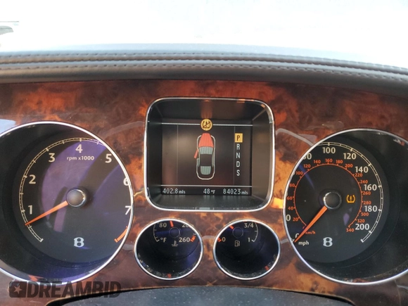 2006 Bentley Flying Spur with VIN SCBBR53W56C034621, listed as a Copart auction lot 42870645 with 84,023 mi miles and Salvage Title. Bid and sale history available at DreamBid. Image 9.