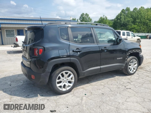 2018 Jeep Renegade Latitude with VIN ZACCJBBBXJPH52403, listed as a Copart auction lot 59636375 with 68,860 mi miles and Salvage title. Bid and sale history available at DreamBid. Image 3.