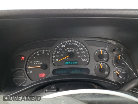 2004 Chevrolet Silverado 1500 LS with VIN 1GCEC14T14Z151423, listed as a Copart auction lot 79539694 with 255,697 mi miles and Salvage Title. Bid and sale history available at carsss.com. Image 9.