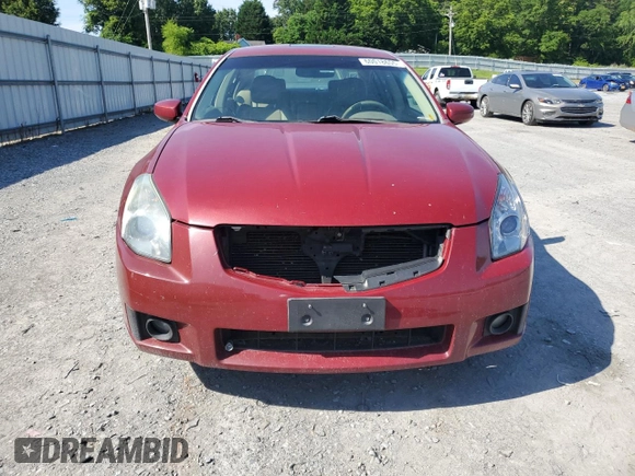 2008 Nissan Maxima SE with VIN 1N4BA41EX8C814972, listed as a Copart auction lot 60018655 with 332,355 mi miles and Salvage title. Bid and sale history available at DreamBid. Image 5.