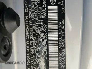 2014 Scion tC z VIN JTKJF5C79E3067932, wystawiony jako Copart lot #50425555 z przebiegiem Nie podano mil oraz Szkody całkowita. Historia ofert i sprzedaży dostępna na DreamBid. Obrazek 15.
