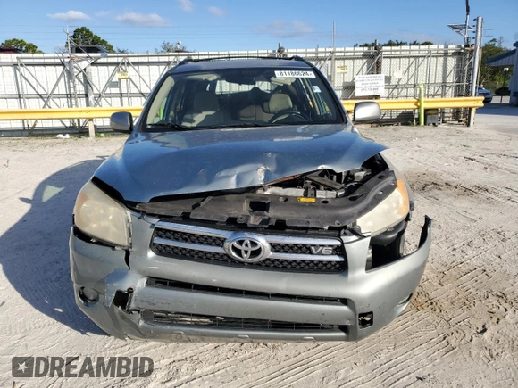 2007 Toyota RAV4 Limited with VIN JTMZK31VX76008451, listed as a Copart auction lot 81186624 with 0 mi miles and Salvage Title. Bid and sale history available at carsss.com. Image 5.