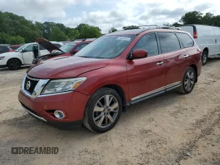 2013 Nissan Pathfinder SL with VIN 5N1AR2MM0DC688536, listed as a Copart auction lot 58344815 with 165,133 mi miles and Salvage title. Bid and sale history available at DreamBid. Image 1.