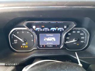 2021 GMC Yukon Denali with VIN 1GKS2DKLXMR387681, listed as a Copart auction lot 46830485 with 77,628 mi miles and Salvage Title. Bid and sale history available at carsss.com. Image 9.
