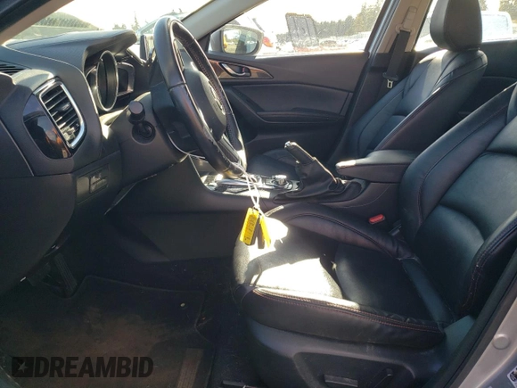 2015 Mazda 3 S Touring with VIN JM1BM1V32F1227683, listed as a Copart auction lot 43557945 with 121,981 mi miles and Salvage Title. Bid and sale history available at DreamBid. Image 7.